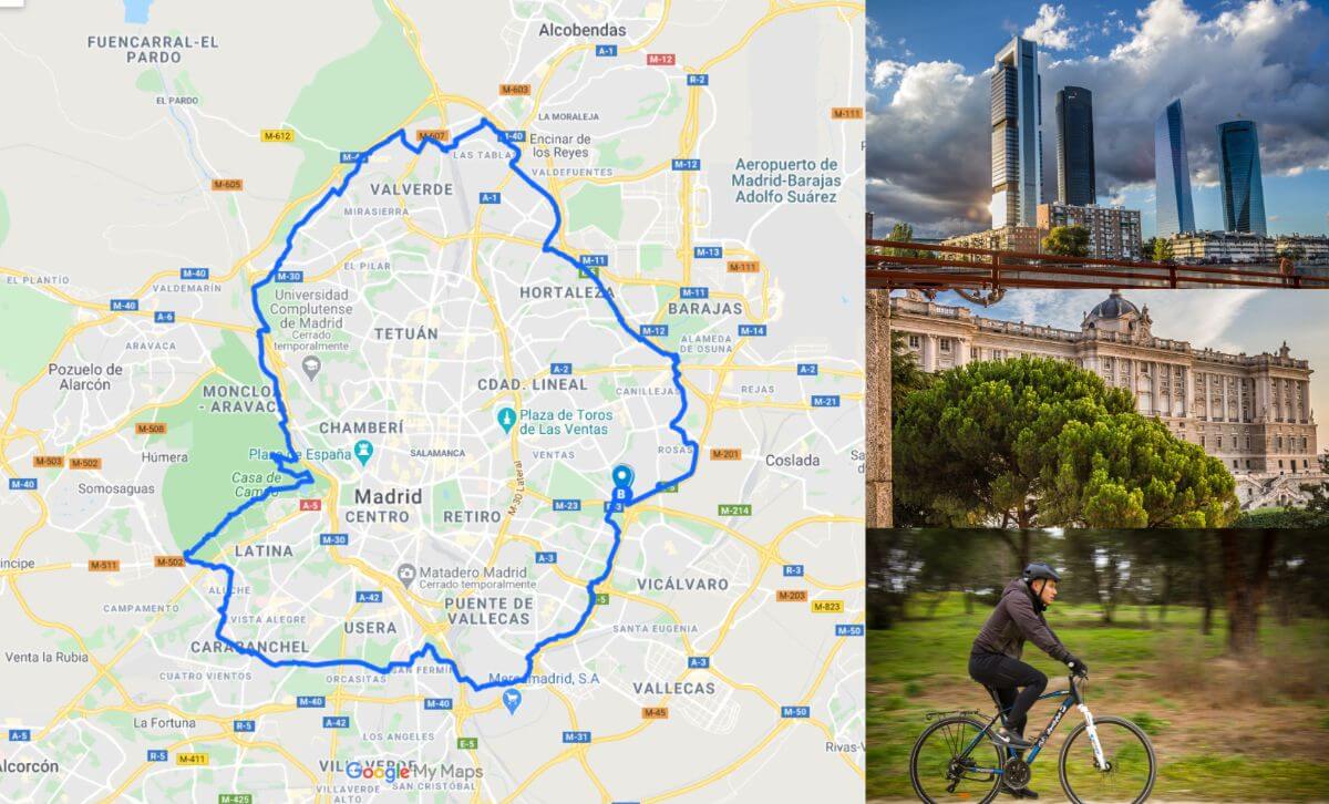 Wikiloc  Ruta Anillo Verde Ciclista  Madrid