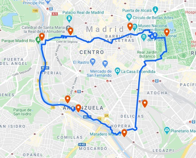 Wikiloc  Ruta Ruta MTB  BTT Carril Bici Anillo Verde Ciclista Madrid   Anillo Olímpico